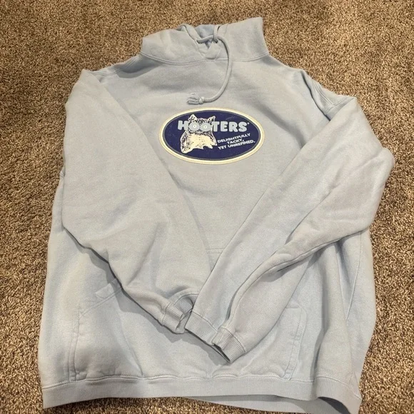 Blue Hooters Logo Sweatshirt - Picture 2 of 2
